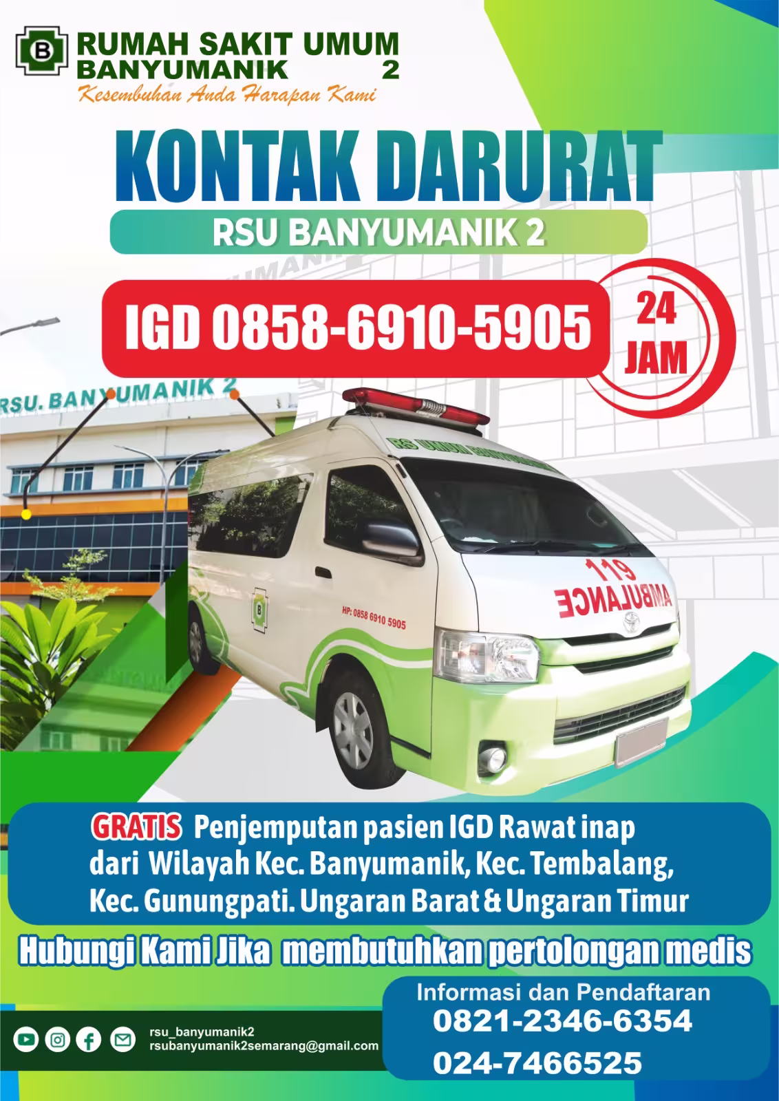 Layanan Ambulance RSU Banyumanik 2