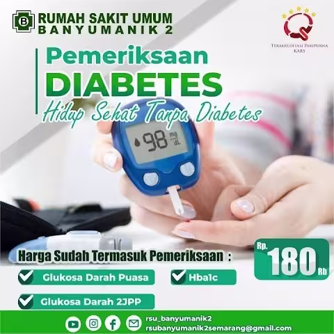 Layanan Pemeriksaan Diabetes RSU Banyumanik 2
